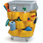 BRUTE® Caddy Bag for 2632, 2643 Containers.  12 Pockets.  Yellow Color.