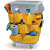 A Picture of product 970-448 BRUTE® Caddy Bag for 2632, 2643 Containers.  12 Pockets.  Yellow Color.