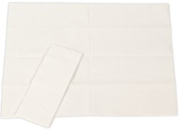 Baby Changing Station Liners.  Laminated 2-ply Tissue Paper. 13-1/4" x 5-1/2". White Color.  320 Liners/Case.