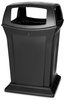 A Picture of product 968-960 Rubbermaid® Commercial Ranger® Fire-Safe Container, Square, Structural Foam, 45gal, Black