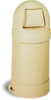 A Picture of product 562-131 Roun'Top™ Receptacle.  24 Gallon.  Beige Color.