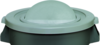 A Picture of product 562-196 Huskee™ Tip Top Lid.  Gray Color.  Fits Huskee™ 44 Gallon Receptacles.