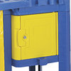 A Picture of product 977-836 Locking Compartment  for 184 and 186 Janitor Cart.  15" x 16" x 11".  Yellow Color.