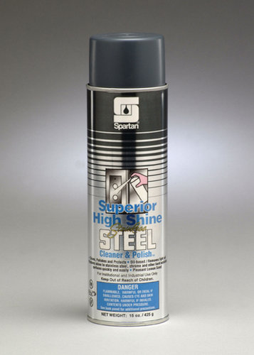 Spartan Superior High Shine Stainless Steel Cleaner & Polish - 20 oz. Can