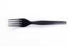 A Picture of product DXE-FH517 Dixie® Plastic Cutlery, Heavyweight Forks, Black, 1,000/Case