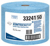 A Picture of product 351-108 WypAll Wipers.  Jumbo Roll.  9.6" x 13.4".  Blue Color.  717 Wipers/Roll.