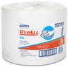 A Picture of product 357-105 WYPALL* X50 Wipers.  Jumbo Roll.  9.8" x 13.4" Wiper.  White Color.  1,100 Wipers/Roll.
