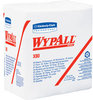 A Picture of product 967-542 Kimberly Clark Wypall X80 Wipers. 12.5" x 13." White. For use with heavy industrial tasks, cleaning grease, grime and oil, solvent wiping, cleaning rough surfaces. 200/cs.