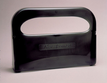 Toilet Seat Cover Dispenser.  Smoke Color.  16-1/4" x 11-1/2" x 3-1/4".  Holds 2 Half-Fold Sleeves.