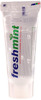A Picture of product 972-427 Freshmint® Anticavity Flouride Gel Toothpaste.  0.6 oz.  Clear Color.  144 Tubes/Box.