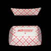 A Picture of product 193-372 SCT Southland™ Red Check Food Trays. 6 oz. 4-19/64 X 3-25/32 X 1-5/64 in. 250/sleeve, 4 sleeves/case.