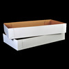 A Picture of product 718-102 Box.  2-Piece Box. 17" x 11" x 2-1/2".  Can be used as a Bakery Box or Garment Box, 200/Case