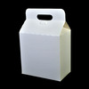 A Picture of product 971-100 Carry-Out Barn.  Picnic Barn with Full Flap Bottom.  8" x 5" x 8".  White Color, 125/Case