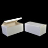 A Picture of product 251-115 Carry-Out Box.  1-Piece, Lunch Tuck Top.  8-7/8" x 4-7/8" x 3-1/16".  White Color, 250/Case