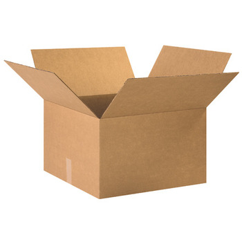 Corrugated Box.  Heavy Duty Kraft.  20" x 20" x 12".