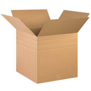 Heavy-Duty Multi-Depth Boxes, 20" x 20" x 20", 10/Bundle
