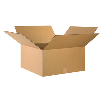 Corrugated Box.  Heavy Duty Kraft.  24" x 24" x 12".