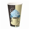 A Picture of product 100-260 Duo Shield® Paper Hot Cup. 16 oz. Tuscan Café™ Design. 40 Cups/Sleeve. Use lids TLB316, TLN316, TLP316, LK316B, & LK316W