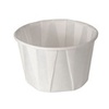 A Picture of product 106-305 Treated Paper Soufflé Portion Cups.  2.00 oz.  White Color.  250 Cups/Tube.