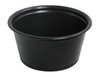 A Picture of product 106-414 Conex® Complements Portion Cup.  2.00 oz.  Black Color.  125 Cups/Sleeve, 2,500 Cups/Case.