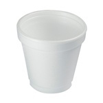 Foam Cup.  4 oz.  White Color.  50 Cups/Sleeve.