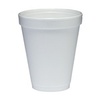 A Picture of product 107-403 Foam Cup.  10 oz.  White Color.  25 Cups/Sleeve.