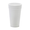 A Picture of product 107-408 Foam Cup.  20 oz.  White Color.  25 Cups/Sleeve, 500/Case