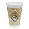 A Picture of product 107-437 Foam Cup.  16 oz.  Café G™ Design.  25 Cups/Sleeve.