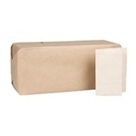 MorNap Jr.® Full Fold Jr. Dispenser Napkins.  13" x 12".  Brown Color.  600 Napkins/Package.