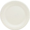 A Picture of product 241-213 Concorde® Non-Laminated Foam Dinnerware.  9" Plate.  White Color.  125 Plates/Sleeve.
