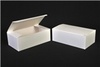 A Picture of product 251-115 Carry-Out Box.  1-Piece, Lunch Tuck Top.  8-7/8" x 4-7/8" x 3-1/16".  White Color, 250/Case