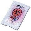 A Picture of product 313-100 Reclosable 3-Wall Specimen Transfer Bag, Printed "Biohazard", 6" x 9", 2.00 Mil, 1,000/Case