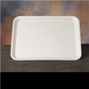 A Picture of product 341-251 Foam Supermarket Tray #8S.  10.25" x 8.25" x 0.5".  Yellow Color.  500/Case.