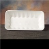 A Picture of product 341-312 Foam Supermarket Tray #10K.  10.75" x 5.75" x 2".  Rose Color.  250 Trays/Case.