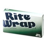 Rite-Wrap® Interfolded Dry Wax Deli Paper.  12" x 10.75".  White Color.  500 Sheets/Box.