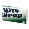 A Picture of product 348-604 Rite-Wrap® Interfolded Dry Wax Deli Paper.  12" x 10.75".  White Color.  500 Sheets/Box.