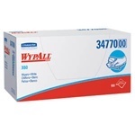 WYPALL* X60 Wipers.  1/4 Fold.  11" x 23" Wipers.  White Color.  100 Wipers/Box.