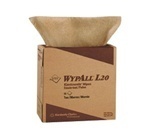 WYPALL* L20 Wipers.  Pop-Up Box.  9.1" x 16.8" Wiper.  Brown Color.  88 Wipers/Pop-Up box.