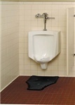 UriGard® U for Urinals.  Disposable Floor Mat. Protects floor from urine drips, splash and stain. Features NABC Fresh Scent fragrance.  6/carton.