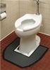 A Picture of product 528-104 UriGard® C for Commodes.  Disposable Floor Mat. Protects floor from urine drips, splash and stain. Features NABC Fresh Scent fragrance.  6/carton.
