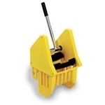 Downpress Wringer.  Holds 16-32 oz. Mops.  Yellow Color.