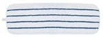The Aggressor™ Microfiber Scrubbing Refill.  5" x 20".  White with Blue Stripes.