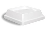 Swingline™ Tip Top Lid.  White Color.  5-1/4" x 16-1/2" x 16-1/2".  Fits 25 and 32 Receptacles.