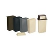 A Picture of product 562-120 Wall Hugger™ Push Door Lid.  Gray Color.  9-5/8" x 19-3/4" x 12".