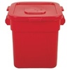 A Picture of product 562-143 Huskee™ Square Lid.  22" x 22" x 2".  White Color.  Fits 2800 Receptacle.