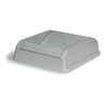 A Picture of product 562-191 Swingline™ Drop Shot Lid.  4-3/4" x 16-7/8" x 16-7/8".  Gray Color.  Fits 25 and 32 Receptacle.