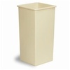 A Picture of product 562-193 Swingline™ Receptacle.  32 Gallon.  16-1/2" x 16-1/2" x 31-3/4".  Brown Color.