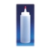 A Picture of product 570-210 Medium Density Cylindrical Squeeze Bottle.  8 oz. Capacity.  38/400 Neck Finish with Yorker Spout Cap.  Molded Graduations.  High Density Polyethylene.