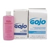 A Picture of product 670-114 GOJO® Lotion Skin Cleanser Refills for GOJO® Bag-in-Box Dispensers. 800 mL. Floral scent. 12 Refills/Case.