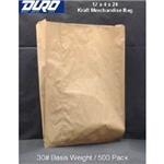 Duro® Paper Merchandise Bags. 30 lb. Basis Weight.  17 X 4 X 24 in. Kraft. 500/case.